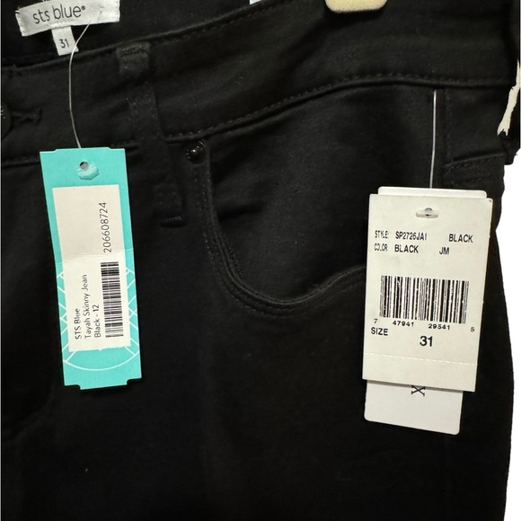 STS Blue - Tayah skinny Jeans - Black, Size 12/31 - NWT - Picture 4 of 5